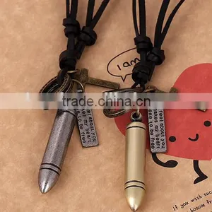 New Product Vintage Leather Strap Necklace thumbnail-3