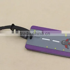 Nice PVC Luggage Tag Wholesale/ Hot Sell Fashion Baggage Tag,PVC Luggage Tag Baggage Tag, Fancy Soft Pvc Luggage Tags thumbnail-2