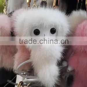 Wholesale Fashion Little Monkey Key Chain With Mink Fur thumbnail-1