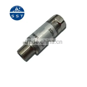 2Ghz 12db F Type Attenuator DC Power Passing in CATV TV thumbnail-1