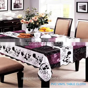 High Quality Water Proof 137*183cm Decorative Print Pvc Table Cloth thumbnail-3