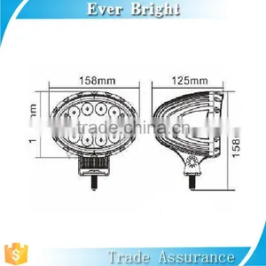 Auto Driving Headlight Spot Beam IP67 65w Work Led Light Accessories Car thumbnail-4