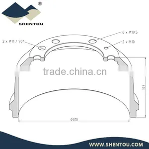 Iveco Brake Drum 8601.7937 thumbnail-1