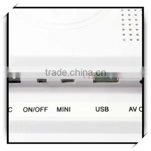 Hotsale 8 Inch LCD Wide Screen Brush Digital Photo Frame Silver thumbnail-5