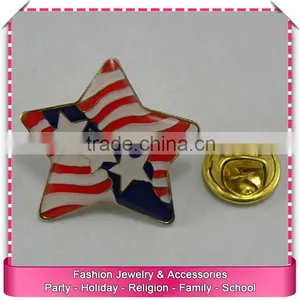 Star Shape Metal Lapel Pin, Wholesale Custom Lapel Pins thumbnail-1