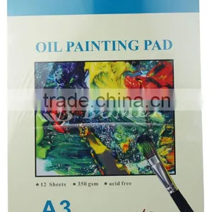 A3 Oil Painting Pad Canvas Pad thumbnail-1