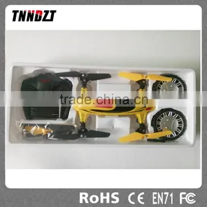 Hot Sales New Style Rc Toy 2.4G 4CH RC Axis Gyro Flying Car Quad 2 in 1 Rc Car & Quadcopter Two Model Rc Toys Lastest Quadcopter thumbnail-1