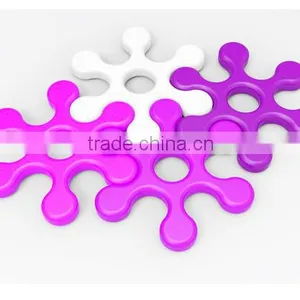 New Design Food Grade Silicone Cup Mat and Custom Silicone Coasters thumbnail-2