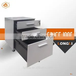 Factory for Sale Most New Design Office Furniture Mobile Pedestal 3 Drawer Steel Filing Cabinet thumbnail-1