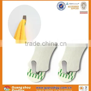 Stainless Steel Metal Removable White Self-adhesive Metal Hooks thumbnail-1