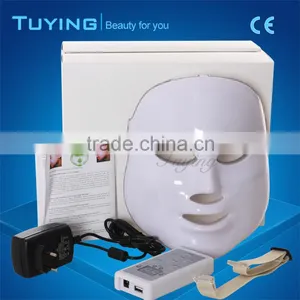 HOT SELLING Skin Whitening Rejuvenation Mask 7 Lights Facial Led Light Therapy PDT LED FACIAL MASK Freckle Removal      thumbnail-1