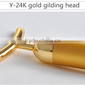 Beauty Bar 24K Golden Pulse Skin Care Gold Facial Roller Vibration Face Massager thumbnail-2