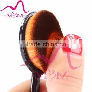 High Quality 10 Pcs Private Label Toothbrush Shape Oval Cosmetic Brushes Makeup Brushes thumbnail-1