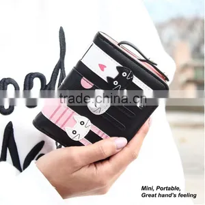 Fashion Cat Bag Classic Black Coin Purse Change Pouch Wrist Bag Handbag Tote Bag Wallet thumbnail-1
