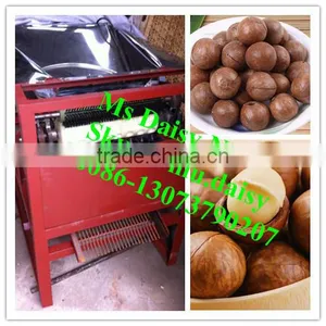 New Type Macadamia Nut Cracker Machine/macadamia Nut Opening Machine/macadamia Nut Tapping Machine thumbnail-1