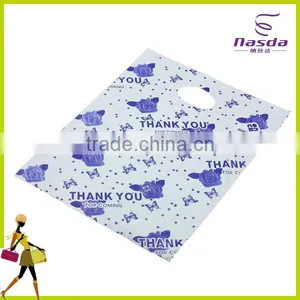 Environmental D-cut Handle Cheap Plastic Shopping Bag thumbnail-2