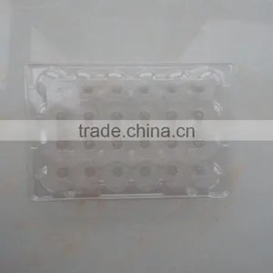 Transparent PVC Egg Tray for 24 Quail Eggs thumbnail-1
