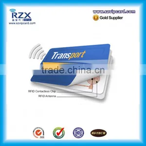 CMYK Printing Contactless Smart Rfid Card With 13.56Mhz HF Chips thumbnail-1