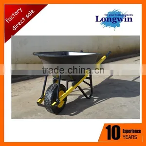6-cu-ft. Folded Steel Wheelbarrow thumbnail-3