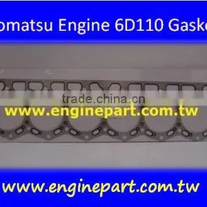 6D110 Diesel Engine Gasket,6138-11-1812 thumbnail-1