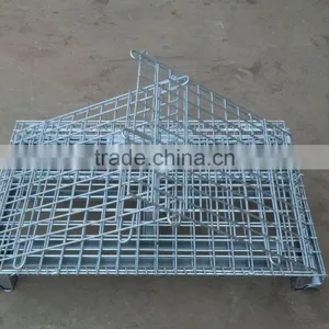 Hot Sale Easy Folding Storage Cage ,wire Container for Warehouse thumbnail-4