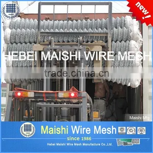 60mm Mesh Opening Hot Dipped Galvanized Chain Link Fence thumbnail-3