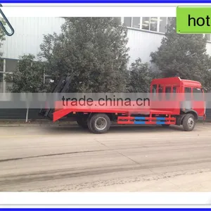 FAW Flatbed Trucks to to Carry Excavator thumbnail-1