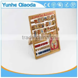 New Kids Learning Developmental Versatile Alphabet Abacus Wooden Toys thumbnail-2