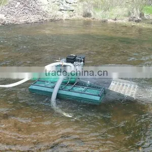 Chinese Mini Portable Gold Dredger in Small River thumbnail-2