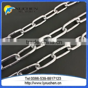 DIN5685A/C Steel Link Chain Factory Price Natural Color Link Chain thumbnail-1