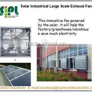 Vent Tool Solar Panel Powered With Brushless DC Motor Air Exhaust Fan Wall Mounted thumbnail-6