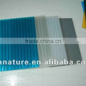 UV-protection Twin-Wall Polycarbonate Hollow Sheet thumbnail-1