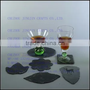 Cheap Drinking Wine Glass Slate Coaster thumbnail-5