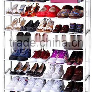 Store More Space Saver Durable 10 Tier Plastic Shoe Rack thumbnail-2