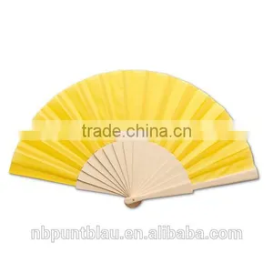 Plastic Wooden Cheap Promotional Foldable Hand Fan thumbnail-6