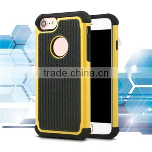 3 in 1 Back Cover Football Pattern Phone Shell TPU + PC Phone Case for IPhone 7 thumbnail-4