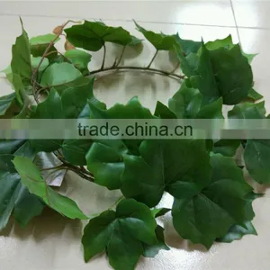 SJ0601027 Guangzhou Factort Wholesale Fake Leaves Vine Plastic Artificial Flowers Vine thumbnail-3