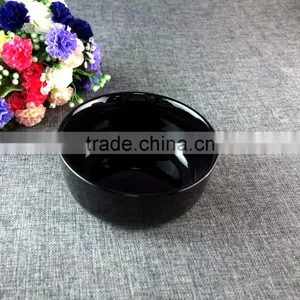 Low Price 6 Inch Japanese Style Porcelain Black Ramen Bowl In Chaozhou thumbnail-1