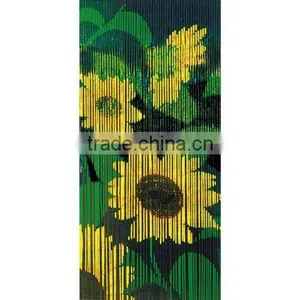 High Quality Best Selling Bamboo Door Curtain With Sunflowers in Viet Nam thumbnail-1
