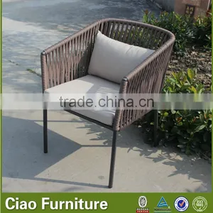 Leisure Outdoor Sling Fabric Garden Dining Chair Furniture thumbnail-1