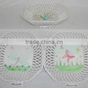 Ceramic Weave Basket thumbnail-1