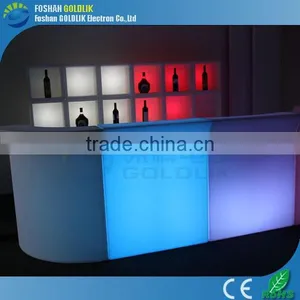 RGB Color Change Waterproof Curved Bar Furniture GKT-012BC thumbnail-3