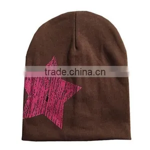 2015 Star Printed New Newborn Cotton Infant Hats Toddler Girl Boy Hat Baby Cap Cute Beanie Cotton Kid Hats 17 Colors thumbnail-6