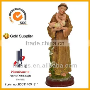 8INCH Polyresin Religious Craft Catholic Saint Anthony thumbnail-1