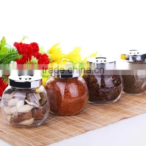 6oz Eco-friendly Cheap Clear Glass Spice Jar With Screw Top Lid thumbnail-4