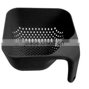 PP Plastic Food Grade Household Product Factory Wholesale Square Colander thumbnail-4