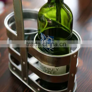 Hot Selling 330ml Metal 2 Pack Bottle Holder/ Wine Bottle Carrier/beer Bottle Holder thumbnail-4