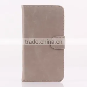 High Quality Crazy-horse PU Card Bumper/pocket Cell Phone Case for HTC thumbnail-2