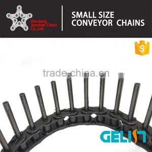 Short Pitch Stainless Steel Conveyor Roller Chain With Extended Pin thumbnail-6