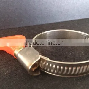 Standard American Style T Clamps Double Bolt Butterfly Hose Clamps 8mm thumbnail-1